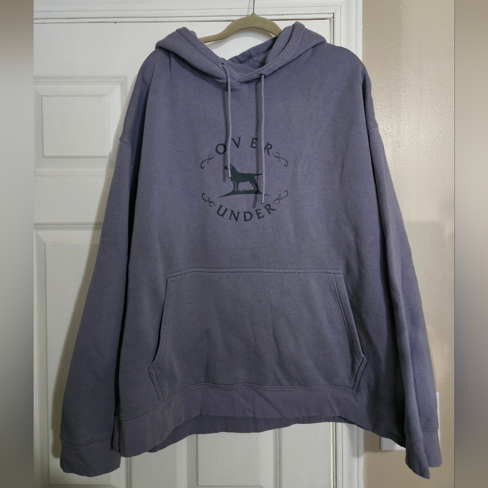 Over Under Purple Hoodie Sweatshirt